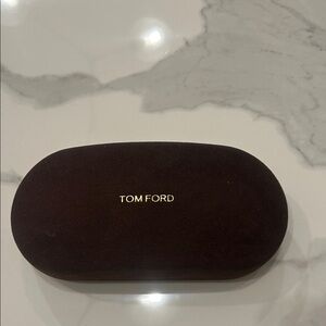 Tom Ford Dark Brown Eyeglass Case